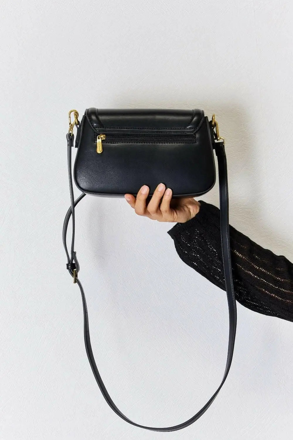 Chic faux leather crossbody bag - Love Salve